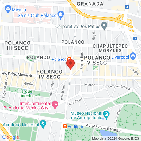 Sala de belleza Blanco y Negro map