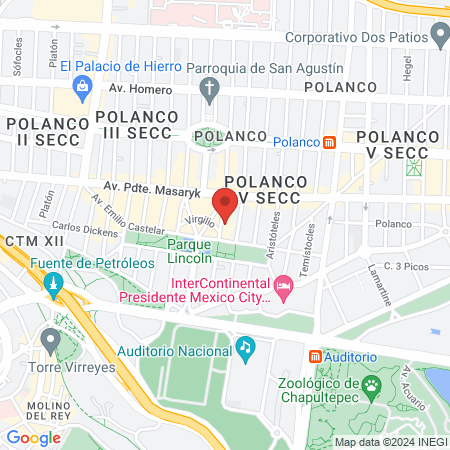 MGM POLANCO CENTRO DE BELLEZA & SPA map