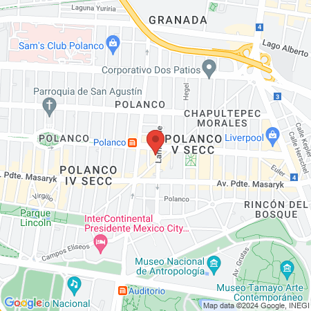 Ponte Linda Polanco map