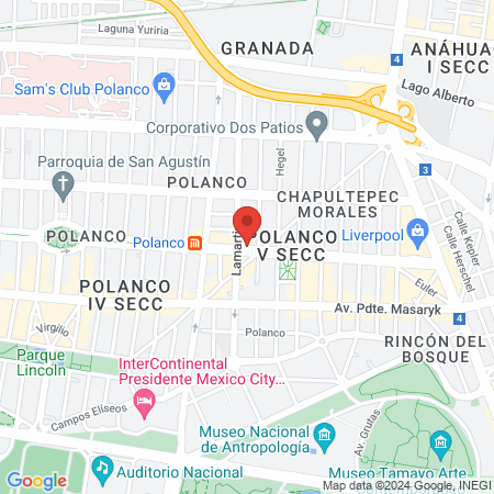 Rode Cycle Polanco map