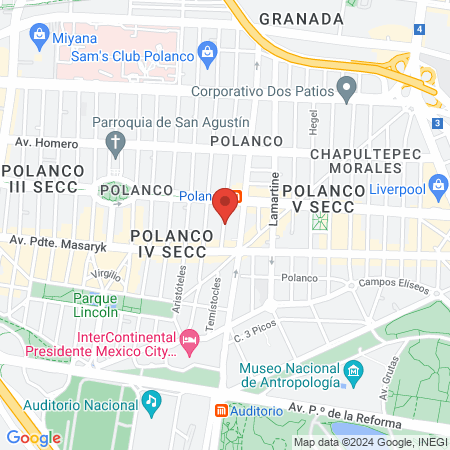 Clínica Vascular map