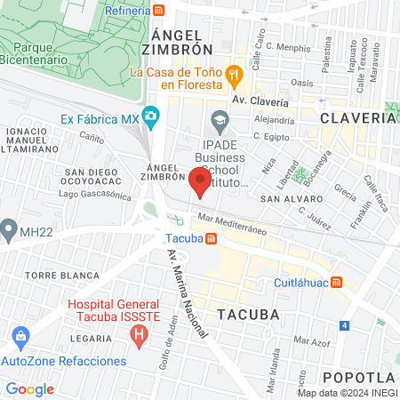 Cristobal Lucio Velasquez Médico General Azcapotzalco map