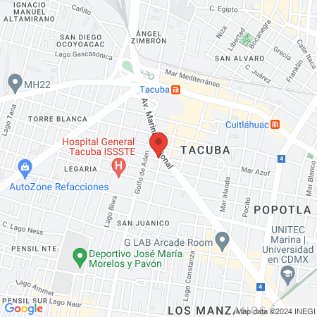 Oftalmólogo y Óptica Dra. Vanessa Guerra Roque / Especialista en Glaucoma map