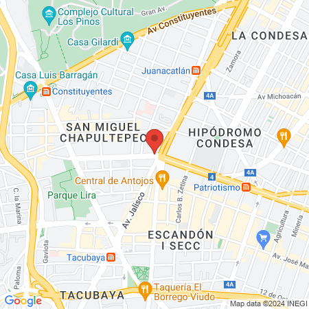 Estética Glamour map