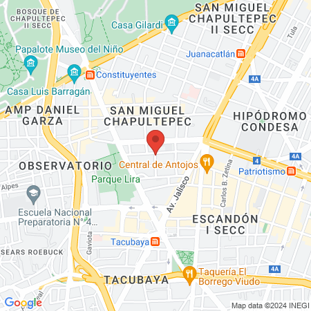 consultorio dra Anabel Georgina Ramirez Rojas map