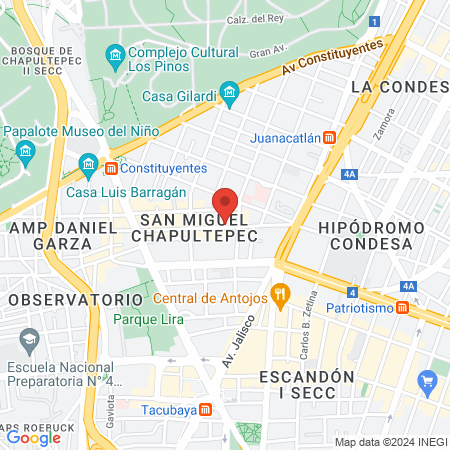 Dispensario Médico San Miguel Chapultepec map