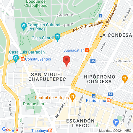 Hospital Angeles Mocel Torre de Consultorios map