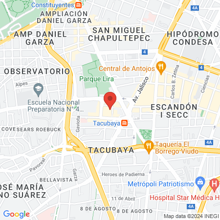 Salón de belleza mirshand map