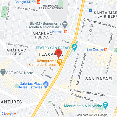 Maquillista a domicilio map