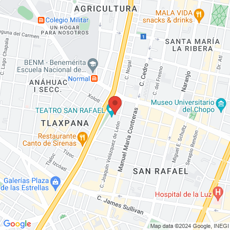 Dispensario Médico de Nuestra Señora de Guadalupe map