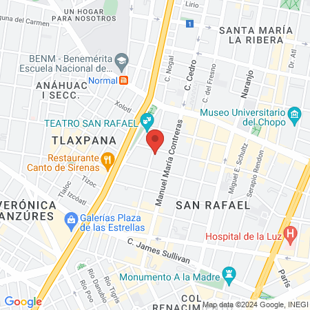 Dr. Martín Soberano map