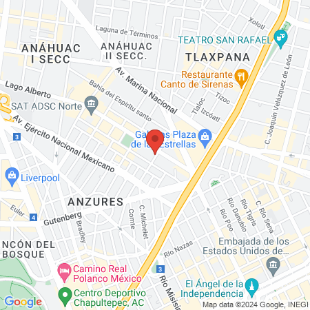 Beauty salón AS map