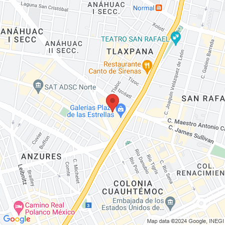 Alma Yáñez "Salud Dental" map