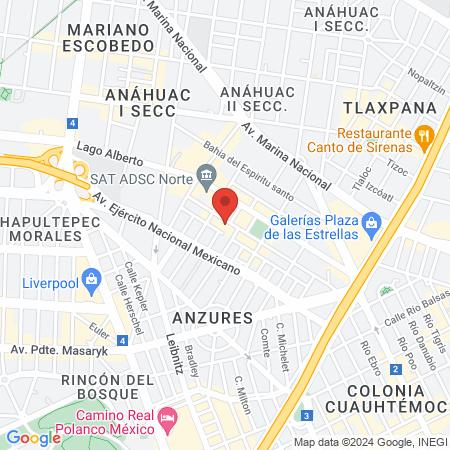 Dra. Fabiola Ruelas Monjardin, Dermatólogo map