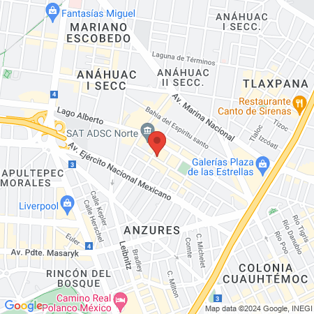 Consultorios de Medicina General del Sector Privado map