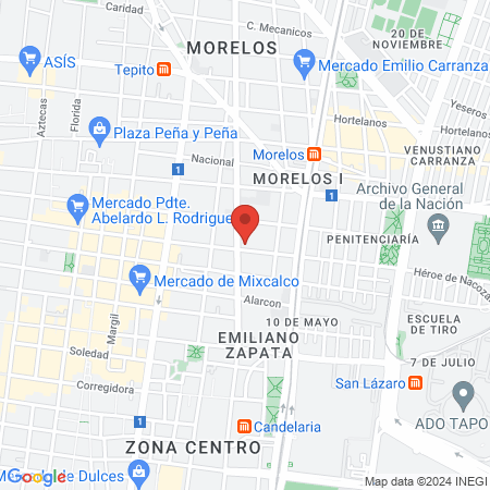 Barber Shop A La Vieja Escuela map