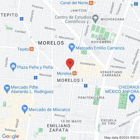 Barberia Palacios map