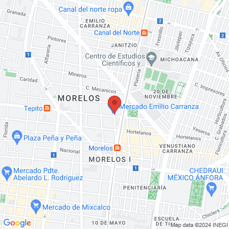 Veterinaria Sandy map