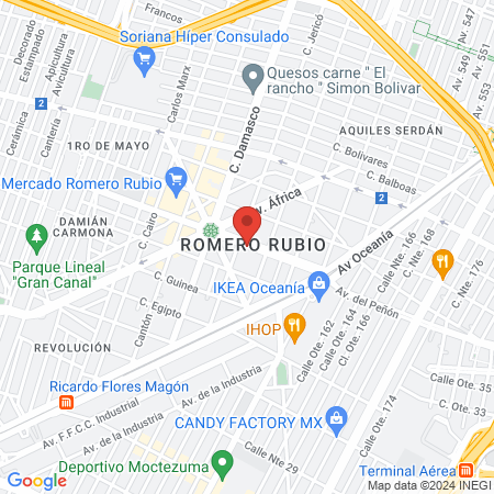 Barberia Hecho en México map