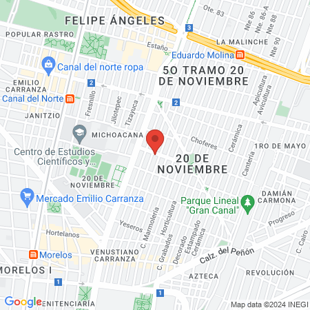La 23 Barbería map