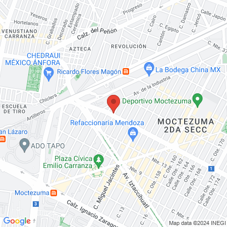 CLINICA DE BELLEZA The World Woman Spa map