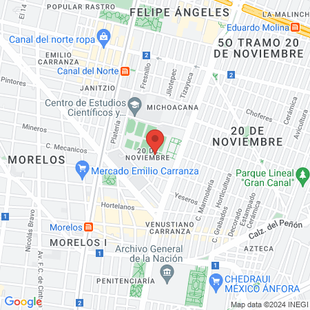 Gimnasios Urbanos 266 map