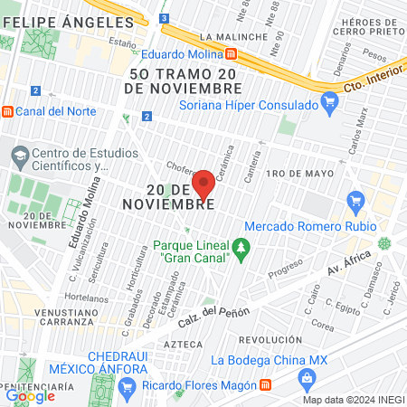 Ramirez Brito Maria Teresa Dra map