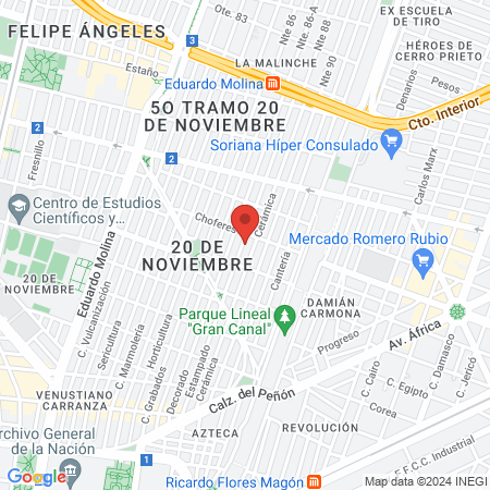 Dr. Pedro Rodríguez Rojas map