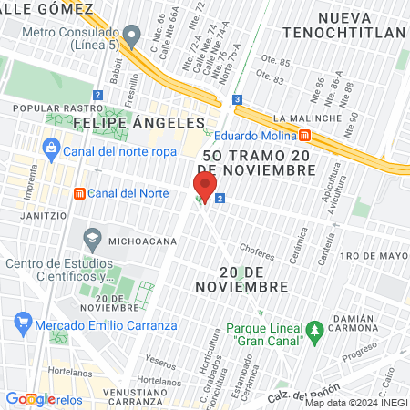 Consultorio Dental SonriEndo map