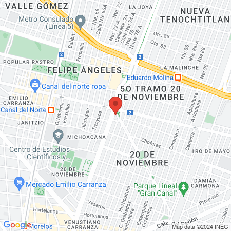 Centro de Especialidades Odontológicas map