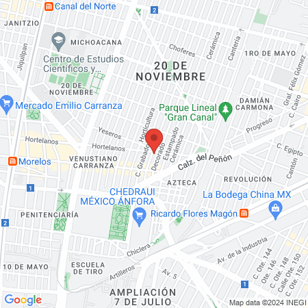 DERMATOLOGO DE LA UNAM map