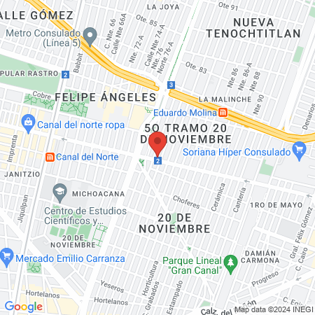 Centro Disciplinas Orientales map