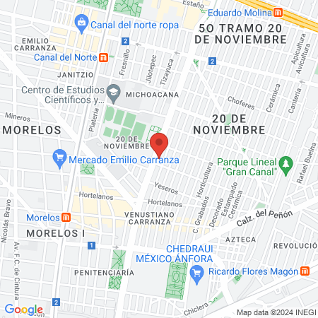 Villaseñor Mendez Albino Loreto map