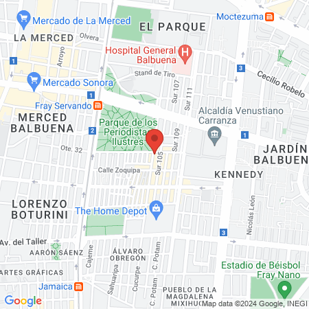 Gimnasio Train To Live map