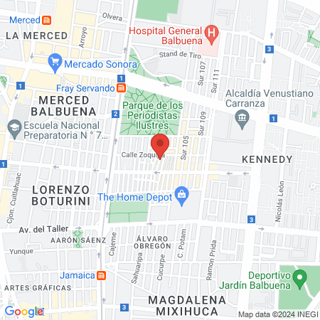 Consultorio dental D´Caty map