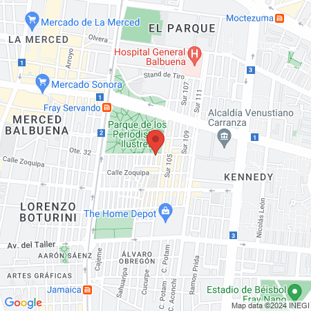 Consultorio dental miranda map