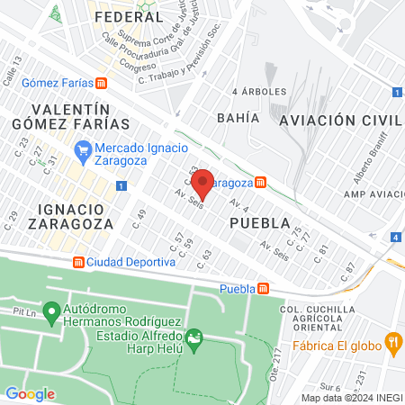 Consultorio dental Zaragoza map