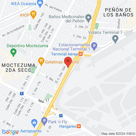 InMIAT - Instituto de Medicina de la Industria Aeronautica y del Transporte map