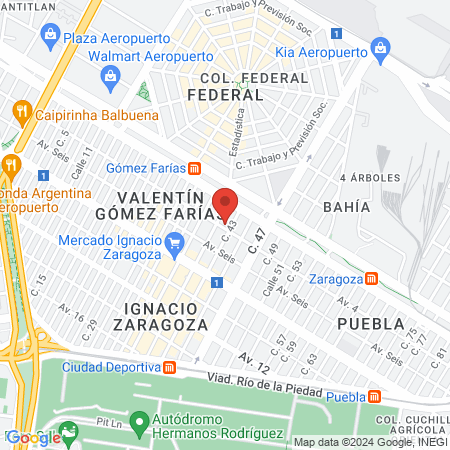 Clínica Veterinaria Ángeles map