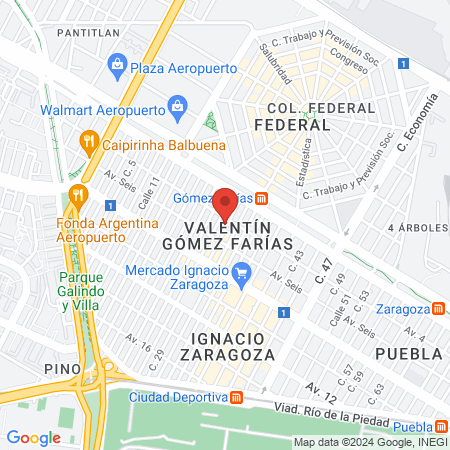 Servicios veterinarios rex map