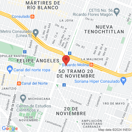 Estética Cabello Elegante map