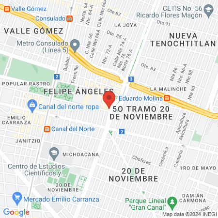 Podológico Albert's map