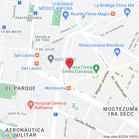 Salones de belleza uñas y barberia J&A map