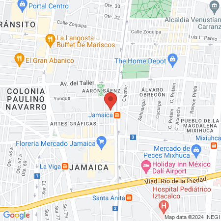 Dra. Yunuen Reynel Zamora map