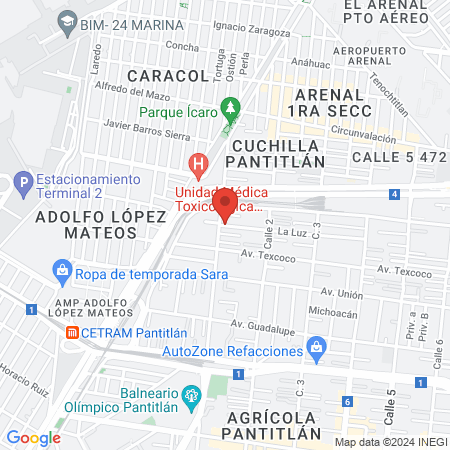María Bonita Salón y Barbería map