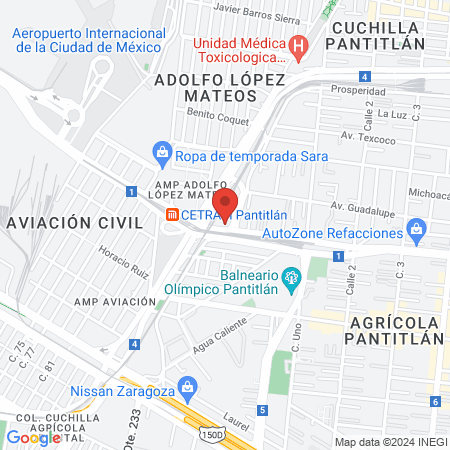 Gimnasios Urbanos 124 map