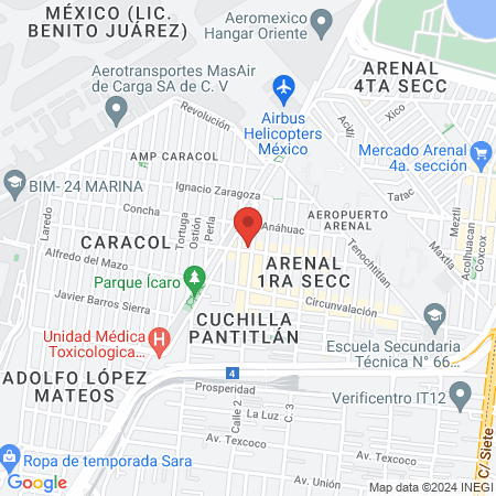 Washington Barbería map