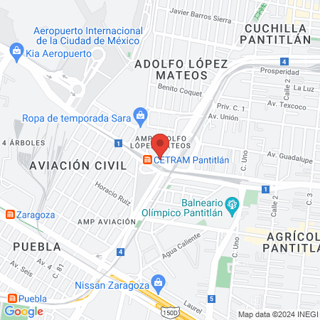 Dental USDO Pantitlán map