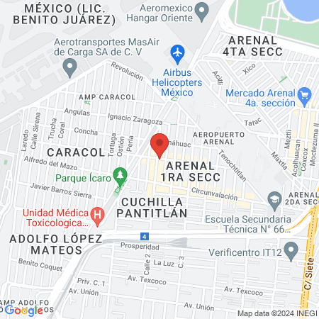 Clínica Veterinaria NYX map