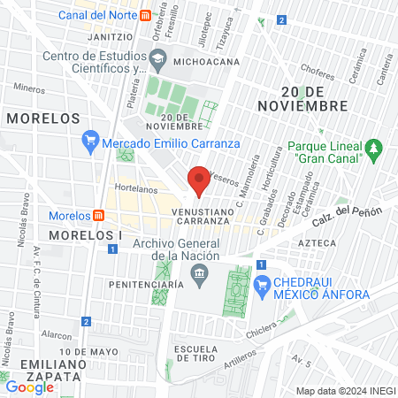 EIRDI salud y belleza map